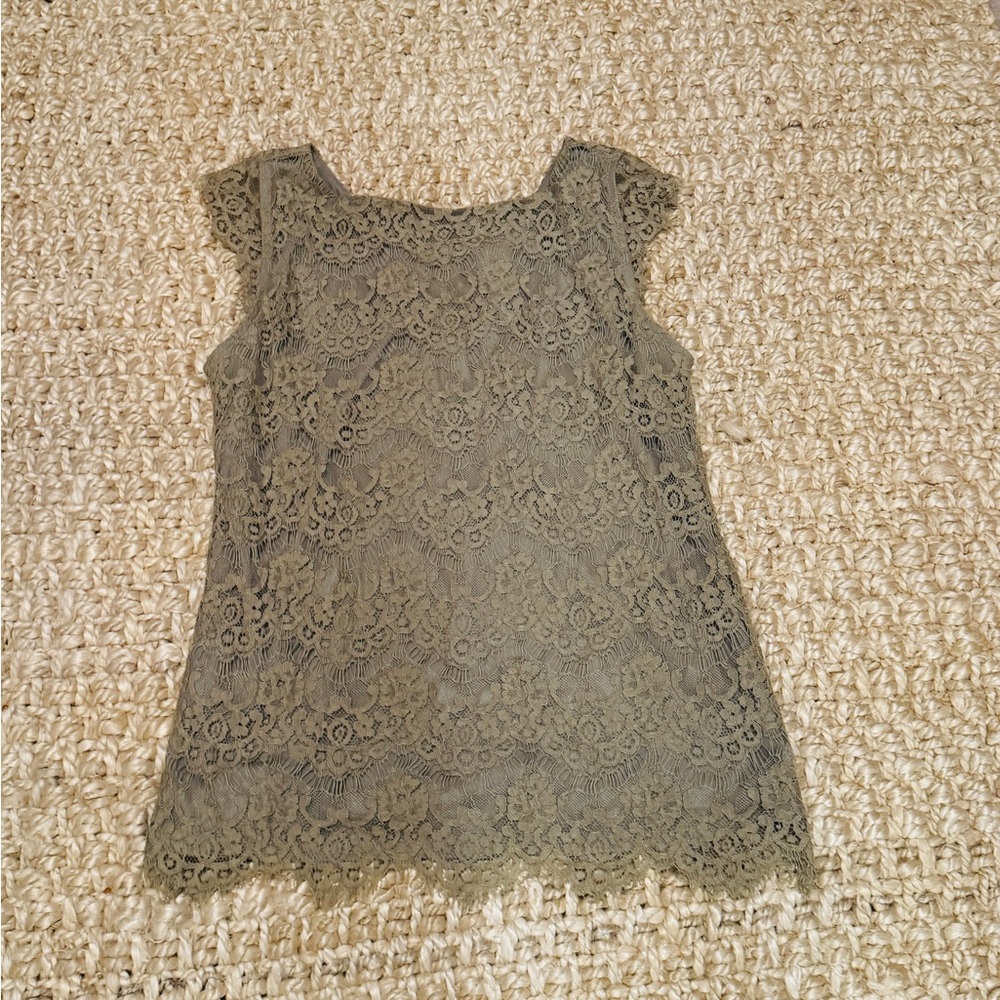 The Limited Green Lace Blouse/ Top/ Shirt, Size Small, New